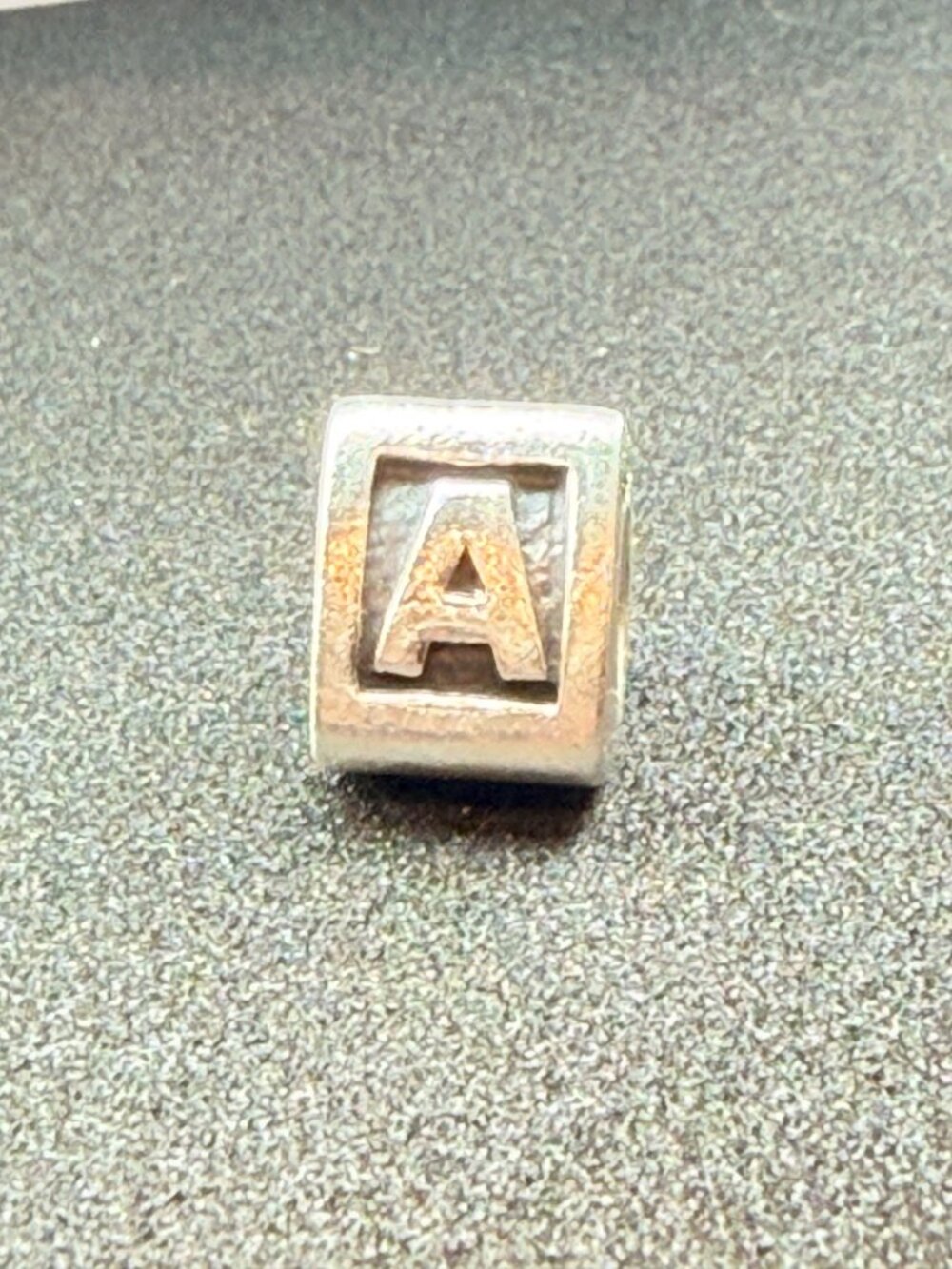 Pandora Retired Alphabet Letter A Sterling Silver Charm 790323A S925 ALE